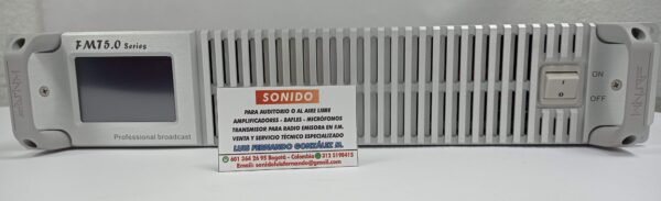 Transmisor de Radio FM Profesional con Pantalla Táctil