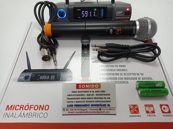 Micrófono Inalámbrico Profesional